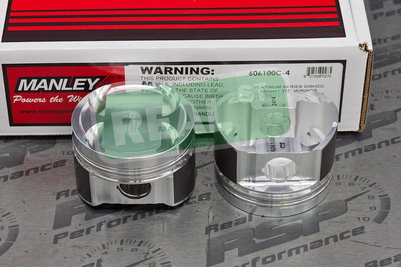 606100C-4 Manley Dish Piston with Rings