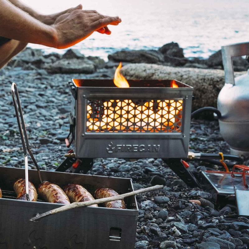 FireCan Deluxe Ignik Portable Propane Fire Pit and Grill