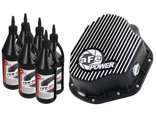 aFe Power Pro Series 46-70032-WL Machined Rear Differential Cover with Gear Oil