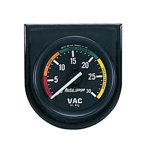 AUTO METER Autogage 2337 Vacuum Gauge Panel,2.3125 in.