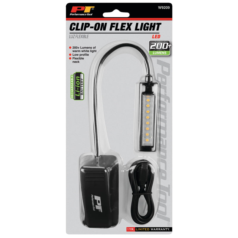 Li-Ion LED Clip Flex Light Performance Tool - W9209