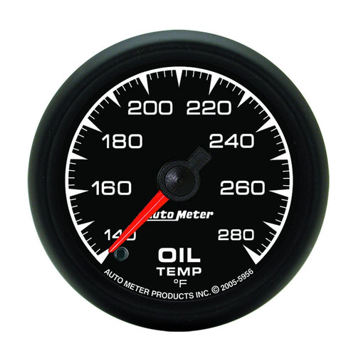 Auto Meter 2-1/16" 140-280 F Full Sweep Electric Oil Temperature Gauge 5956 ES