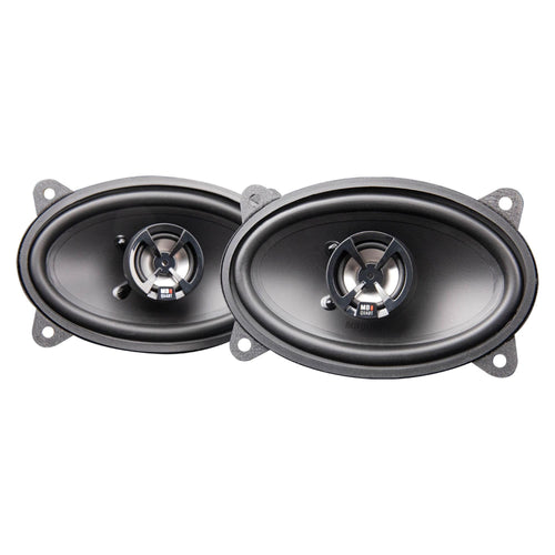 MB Quart 2 Way Car Audio Coaxial Speakers 4x6" with Polypropylene Cones & Butyl Rubber Surrounds for Enhanced Quality, 180W Peak Power, 88 dB, Pair
