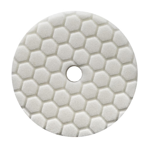 Chemical Guys BUFX114HEX5 Quantum Hex-Logic Light-Medium Polishing Pad, White (5.5 Inch Fits 5 Inch Backing Plate)