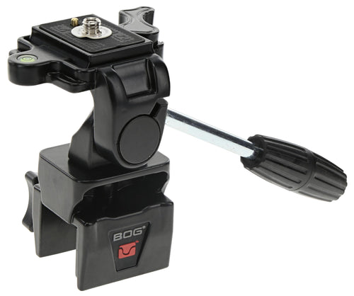 Spotting Scope Adaptor BOG SSA with Padded Car Window Clamp, Adjustable Pan / Tilt Tension Handle, Universal Accessory Plate Attachment, and Bubble Level for Hunting, Spotting, Scouting, and Outdoors