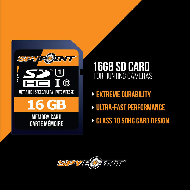 Hunting Game & Trail Cameras Accessories SpyPoint SD-16GB