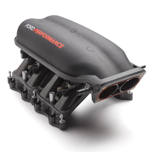 Intake Manifold Ford M-9424-M50CJB - Throttle Body Flange - Plastic - Black Coyote Mustang 2011-22 - Each