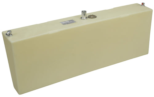 Moeller Below Deck Marine Permanent Fuel Tank with Port Side Withdraw (24-Gallon, 51" x 8.75" x 5.25" x 17.88")