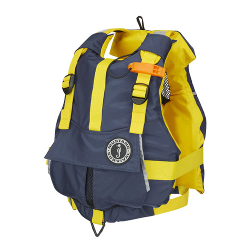 Bobby Foam Mustang Survival Adult PFD (Gray/Yellow - One Size Fits All)