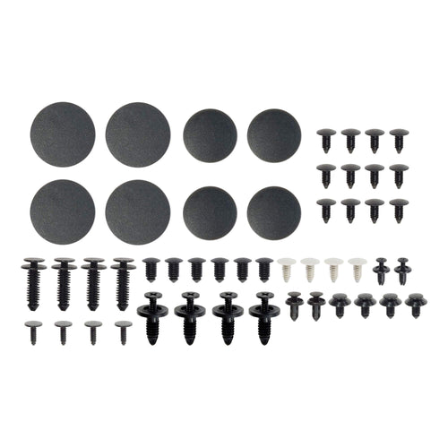 CURT Assorted 22322 Automotive Trim Panel Retainers & Frame Hole Plugs, 50 Pieces