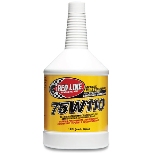 75W110 Red Line (57804) Full Synthetic Gear Oil GL-5-1 Quart