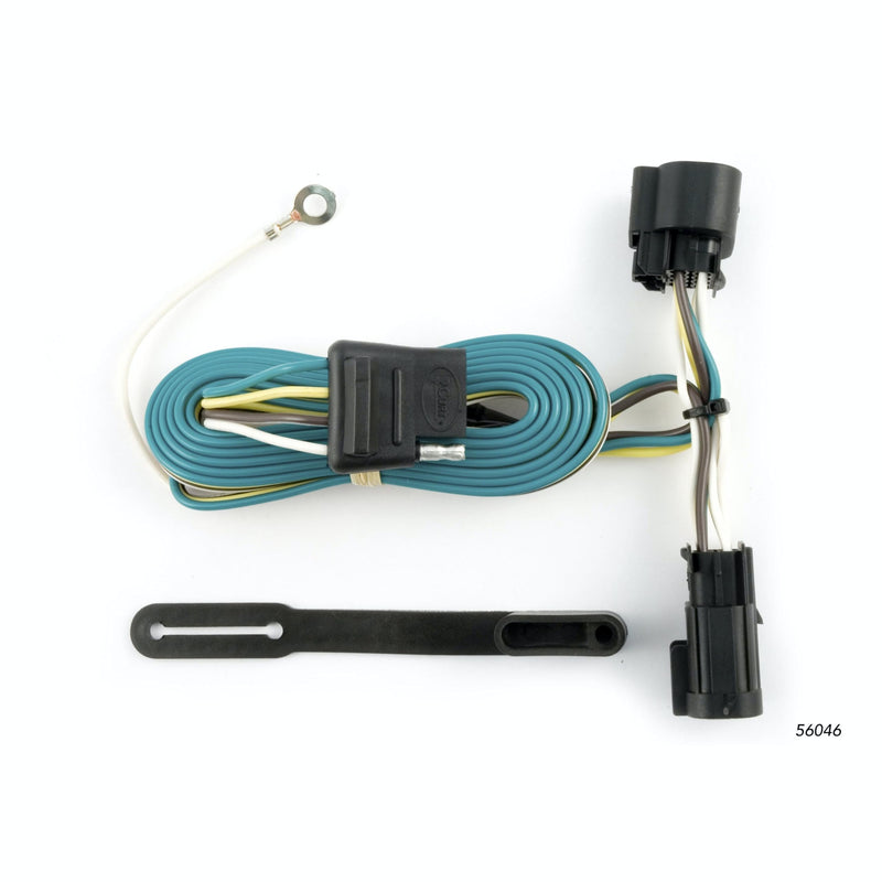 CURT 56046 Custom Vehicle-Side 4-Pin Trailer Wiring Harness, Fits Select Chevrolet Impala