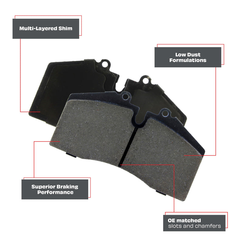 Sport Brake Pads StopTech 309.05450 with Shims and Hardware