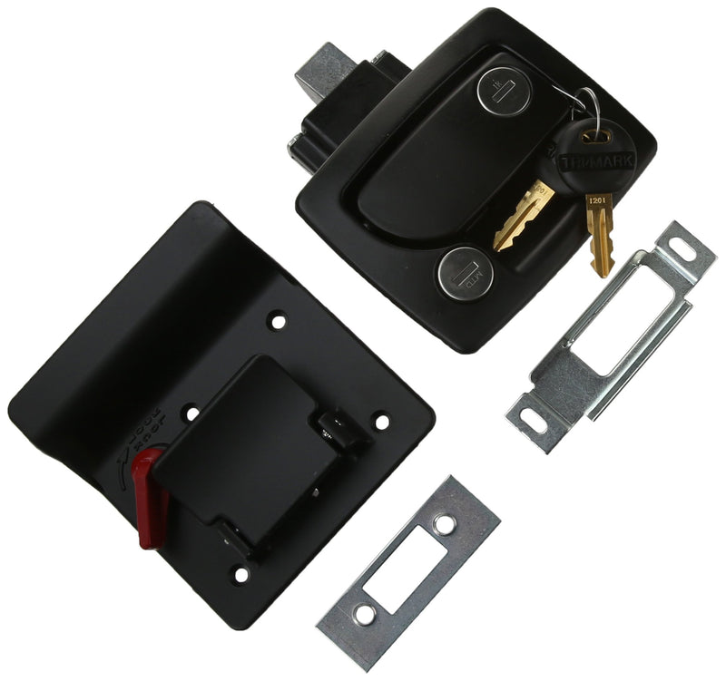 Black RV Designer Travel Trailer Lock T500