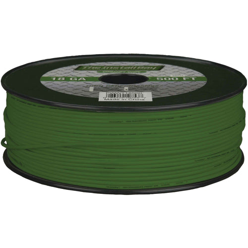 Install Bay 18 Gauge Primary Wire - Green (500 Feet)