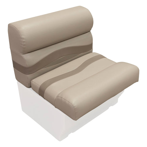 Premier Series Wise BM1143-1749 Pontoon 27" Bench Seat Cushion Set, Mocha Java/Café/Mushroom