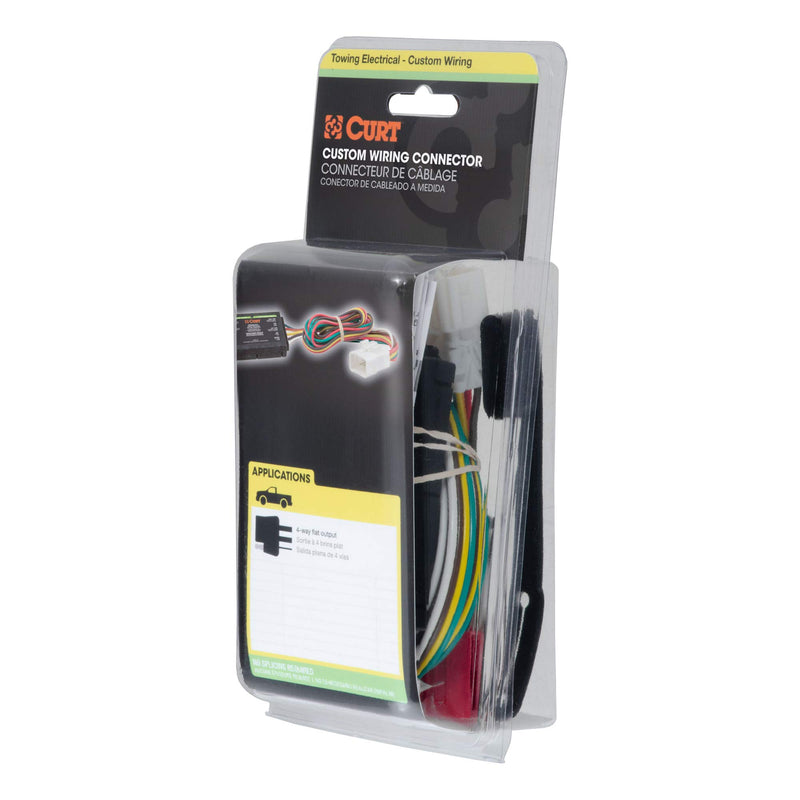 CURT 55593 Custom Vehicle-Side 4-Pin Trailer Wiring Harness, Fits Select Mazda CX-7
