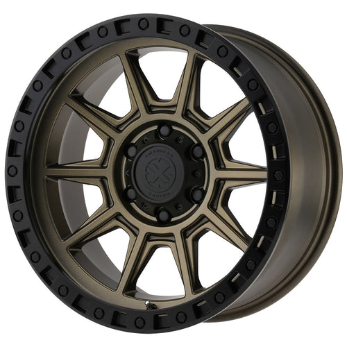 ATX M-BRZ BLK Lip Wheel AX202 with Aluminum (17 x 9. inches /5 x 114 mm, -12 mm Offset)