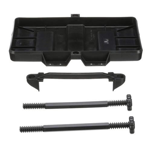 Adjustable Attwood 9098-5 Heavy-Duty Battery Tray, Adjustable to 9.5 Inches Tall, for 27 Series Batteries, Black Plastic