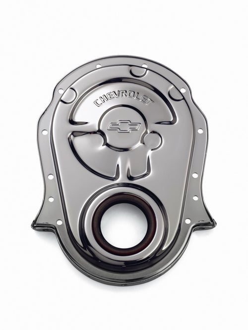 Chrome-Plated Steel Proform Timing Chain Cover 141-216