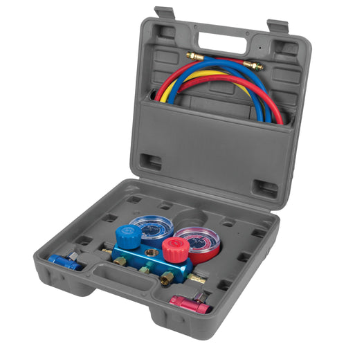A/C Diagnostic Manifold Gauge Kit Performance Tool W89739 for R1234YF Air Conditioning Refrigerant