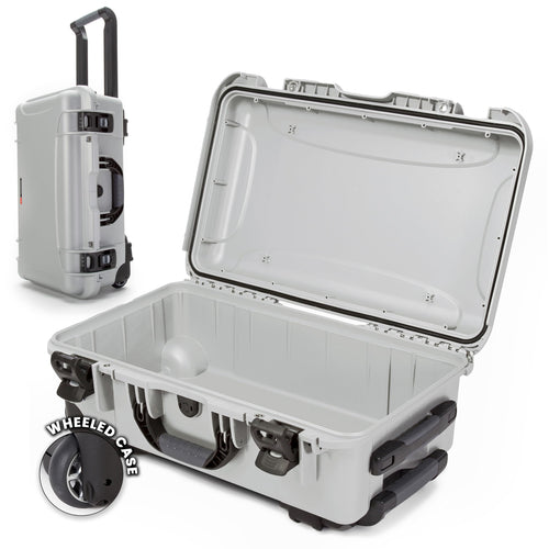 Hard Case NANUK 935 – Waterproof Equipment Case with Wheels, 22” x 14” x 9” – Dustproof and Impact Resistant, Airline Carry-On Approved – Silver