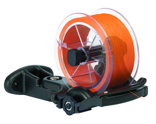 Fishing Line Spooling Station RAILBLAZA for Boats or Kayaks, Adjustable with Pivoting Base for StarPorts, Tracks, or Fixed Mounts