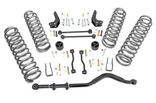 3.5" Lift Kit Rough Country for Jeep Gladiator JT Mojave (2020-2023) - No Shocks/Retains Factory FOX Shocks, Fits up to 37" Tires