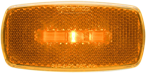 Optronics LED Marker/Clearance Light with Reflex, Amber MCL0032RBBP