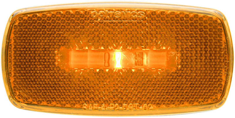Optronics LED Marker/Clearance Light with Reflex, Amber MCL0032RBBP