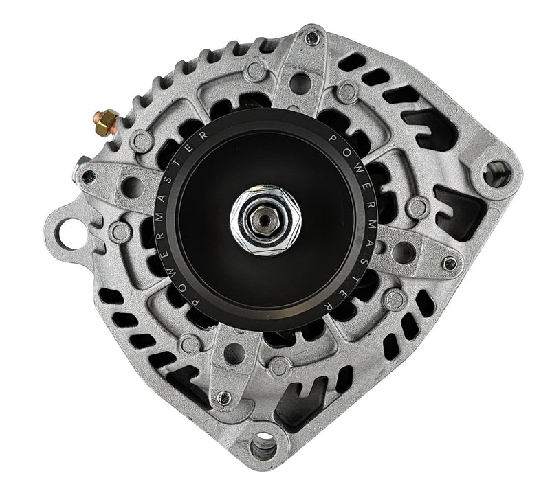 Alt Powermaster GM Denso Natural 245A 3" 6 grv Under Drive Pulley 2 pin OE Hookup FR-L VR HPR