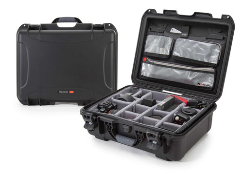 Nanuk Pro Photo Kit 930 Camera Case with Transparent, Zippered and Anti-Tear Compartments and Soft Grip Handle (26.5 Liters, Black)