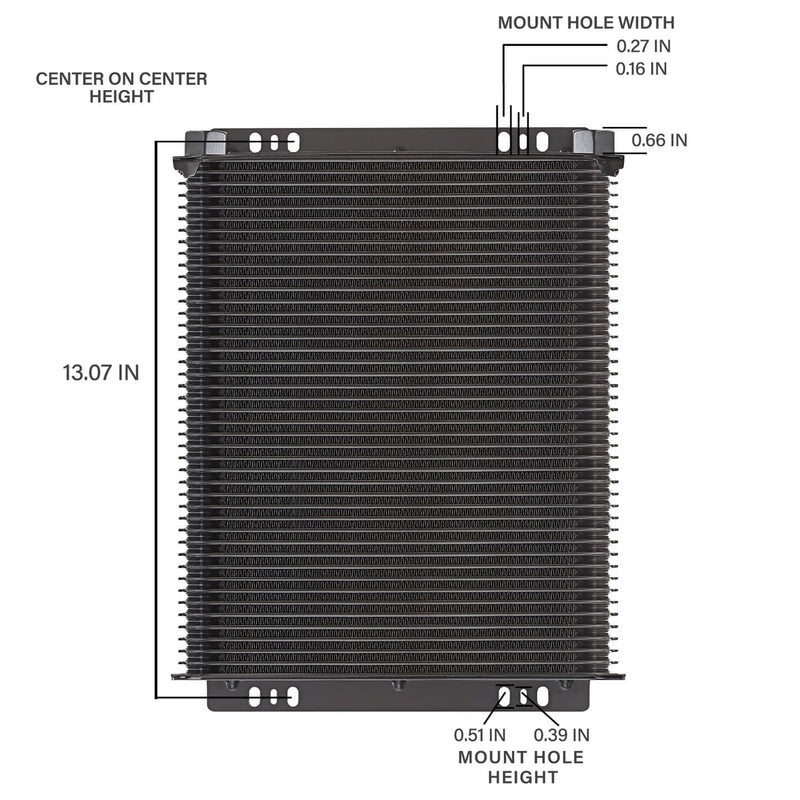Oil Cooler Proform - 40 Row Universal 69570-40