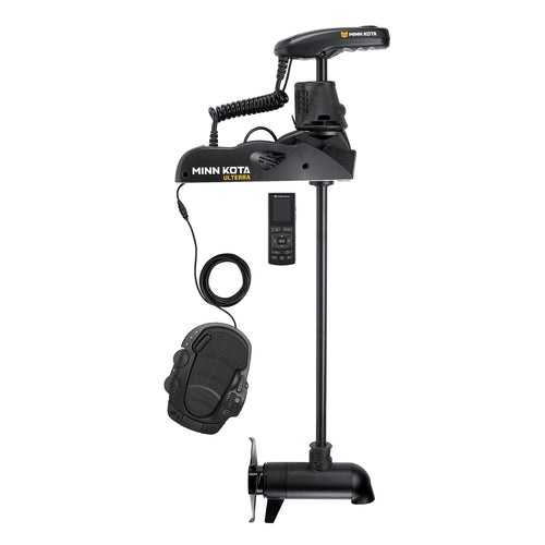 Minn Kota Bow-Mount Ulterra Electric Trolling Motor with Dual Spectrum Chirp Sonar – 112 Lb. Thrust, 60 in. Shaft, Freshwater
