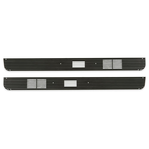 Deluxe Door Speaker Grilles Scott Drake, Compatible with 1967-1968 Ford Mustang, Model C7ZZ-6520956/7A