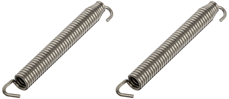 495-9900 Helix Racing Products 100mm Stainless Steel Swivel Exhaust Pipe Spring, (Pack of 2)