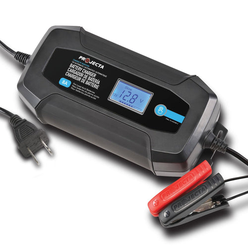12V Battery Charger, 8.0A, 8 Stage AUTO (for Lead Acid Batteries)