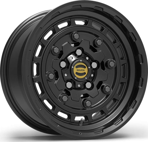 WARN Epic Wheels, Jackhammer, Fits: Jeep Wrangler JL, JK and Gladiator JT - Black 106689