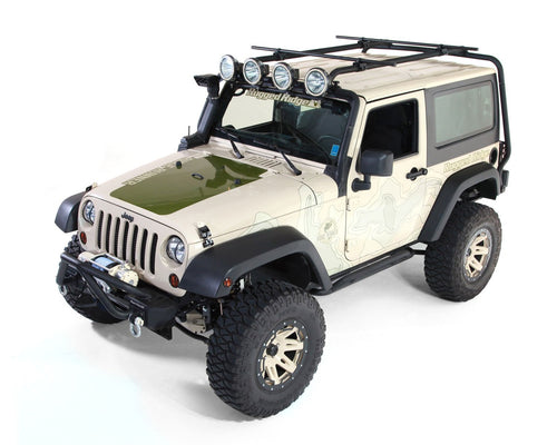 Sherpa Roof Rack Kit | Rugged Ridge | 11703.21 | Fits 2007-2018 Jeep Wrangler JK 2-Door