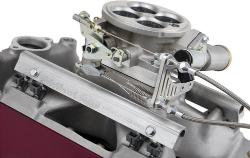 Throttle/Kickdown/Cruise Bracket and Spacer Kit Lokar TCB-40EDC for Edelbrock Pro-Flo Fuel Injection