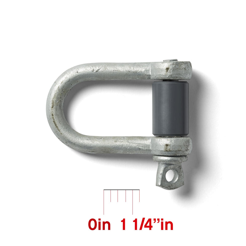Shackle Polyform with 1.25 inch Bushing (Galvanized)