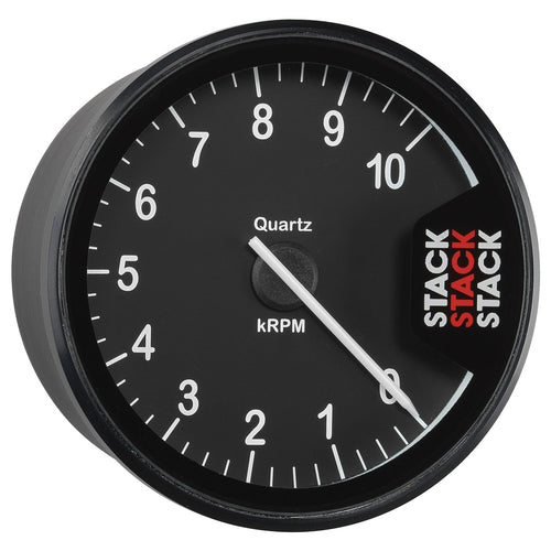 Autometer Clubman Stack Tachometer 80mm 0-10K RPM - Black