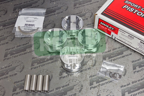 Compatible Manley Pistons with/Replacement for Honda CRV VTEC B20B + B16A Head 84mm 12.5:1 602100-4