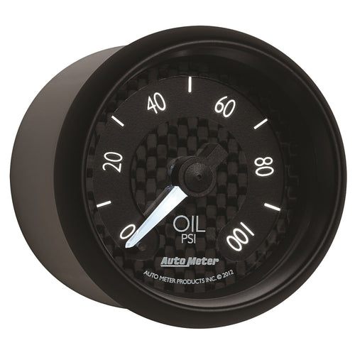 GT Series Auto Meter 8053 Electric Oil Pressure Gauge