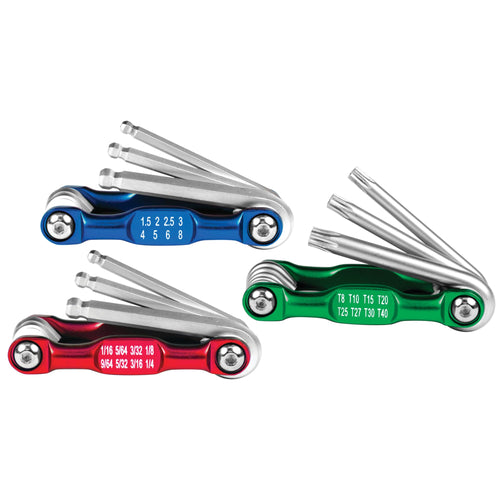 W80291 Performance Tool Aluminum Hex and Star Key Set, 3-Piece