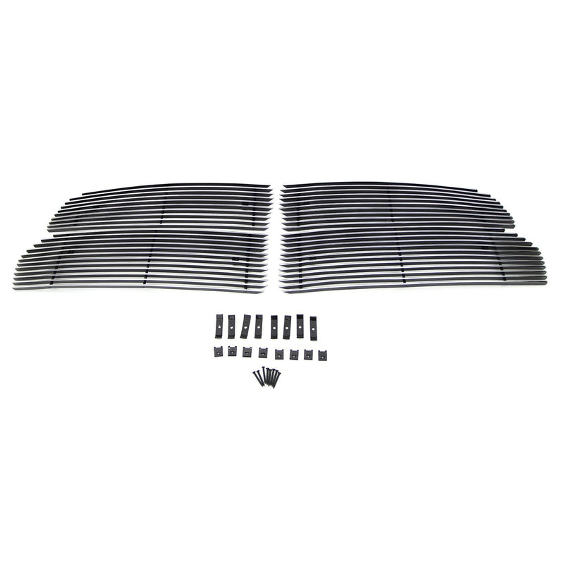 2013-2018 Ram 1500 T-Rex Grilles Billet Grille, Polished, 4 Pc, Overlay - PN #21458, black