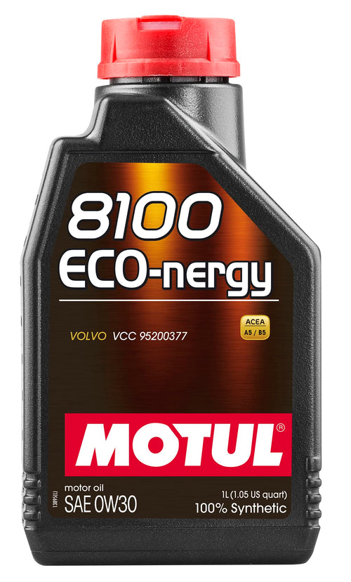 8100 Eco-Nergy Motul 0W-30 Oil, (Case of 12)