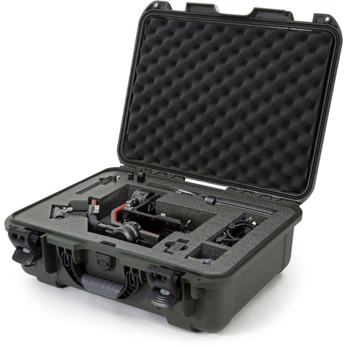 Nanuk 930 Media Series Lightweight NK-7 Resin Waterproof Hard Case with Foam Insert for Ronin-S2, Olive