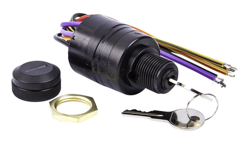 Sierra International MP39710-1 4-Position Polyester Magneto Off-Run-Start Switch Push to Choke with Terminal Type 7 Color Coded Wires
