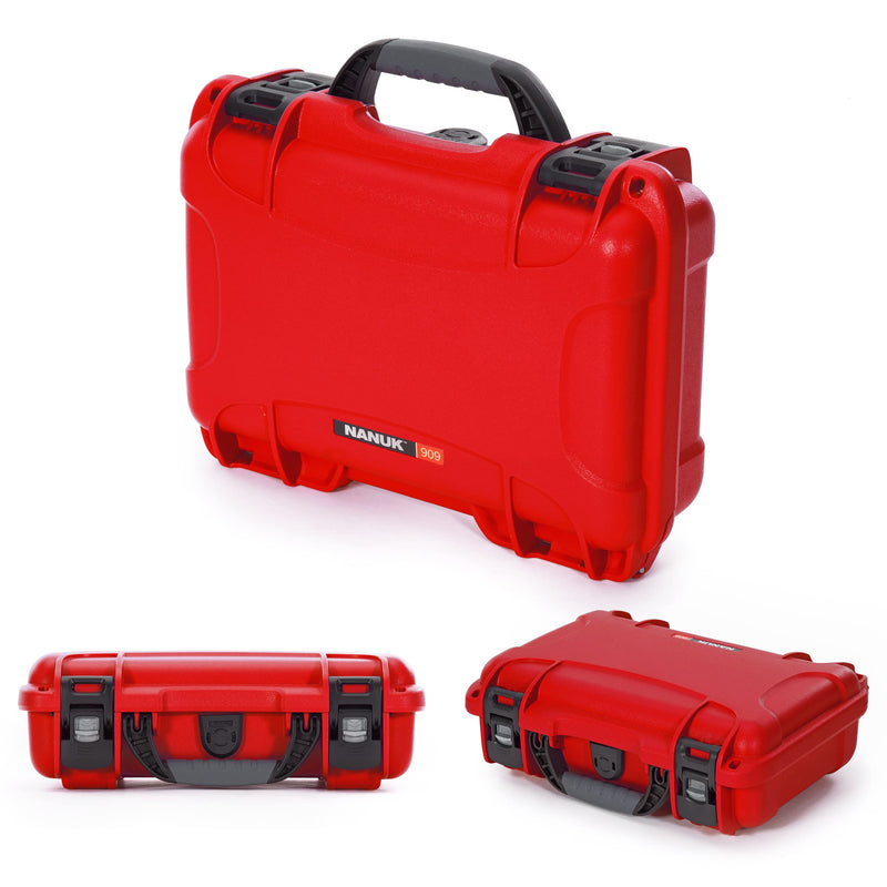 Nanuk Waterproof Hard Case 909 with Custom Insert for DJI Mini 3 and RC-N1 Remote - Red (909S-080RD-0A0-C0598)